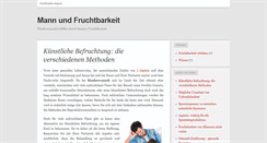 Desktop Screenshot of fruchtbarkeit-mann.com